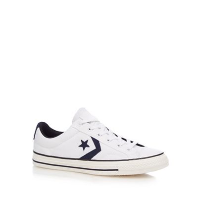 White 'Star Player' canvas shoes